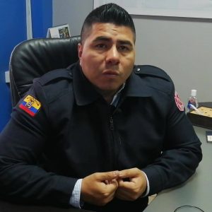 Ing. Rolando Ramos - Comandante del Cuerpo de Bomberos Municipal del cantón Pastaza