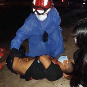 |EMERGENCIA MÉDICA|
 Por llamado del #ECU911, la unidad A3 se dirigió al Km. 4...