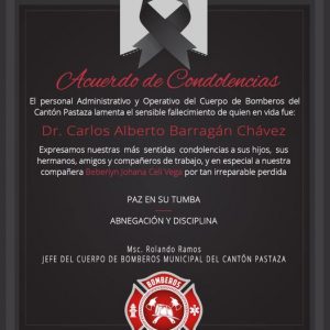 |ACUERDO DE CONDOLENCIAS|