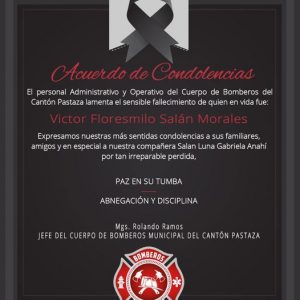 |ACUERDO DE CONDOLENCIAS|