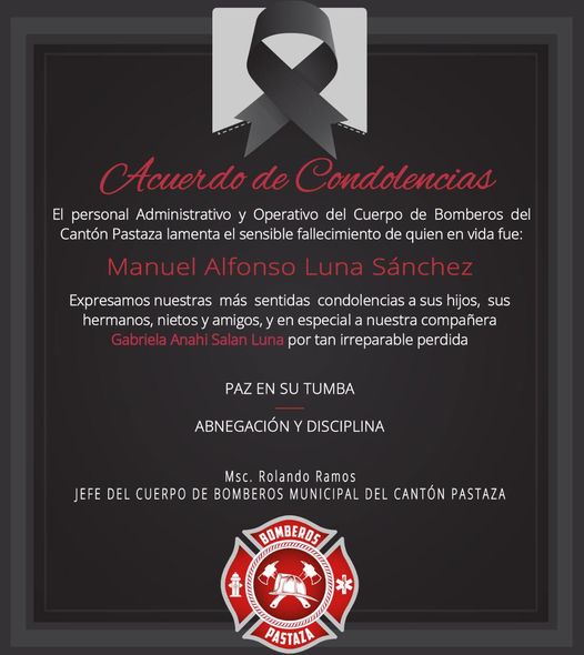 |ACUERDO DE CONDOLENCIAS|