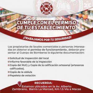 |CUMPLE CON EL PERMISO DE TU ESTABLECIMIENTO|