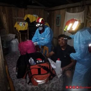 Por llamado del #ECU911 la unidad A5 del Cuerpo de Bomberos Pastaza asiste con t...