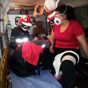 Por llamado del #ECU911 la unidad se dirige a una #emergenciamédica al sector  d...