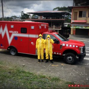 Por llamado del #ECU911 una unidad del Cuerpo de Bomberos Pastaza acude al Barri...